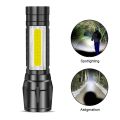 Touch light LED Flashlight 100 Meter / Camping Light Full Metal Body 3 Modes Rechargeable Battery Waterproof Zoomable Flashlight Torch / USB Charge Toch Light / Small LED Toch Light Rechargeable / Mini LED Touch Light / Rechargeable Tourch Light. 