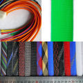 1M New Tight High Density PET Expandable Braided Sleeve 3 4 6 8 10 12 14 16 18 20 25 30 40mm Wire Cable Insulated Protection DIY. 