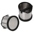 Stainless Steel Coffee Knock Box Coffee Grounds Bucket Container for Coffee Shops Bars Family Kitchens X. 
