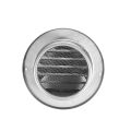 304 Stainless Steel Air Vent Round Grille Ventilation Cover Wall Vent Outlet 4 Inch. 