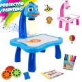 Children Led Projector Art Drawing Table Toys Kids Painting Board Desk Arts and Crafts Projection Educational Learning. 