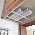 Multi Purpose Adjustable Extendable Sticks Free Punching Telescopic Rod Curtain Rail Pole Loaded Hanger Bathroom Wardrobe Balcony Shelf. 