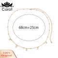 Carat Body Chains Gloss Adjustable Pendant Rhinestone Belly Chains. 