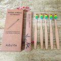 Bamboo Toothbrush Biodegradable BPA Free Soft Bristles Eco Friendly Natural Wooden Vegan Organic Bamboo Charcoal Tooth Brush. 