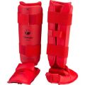 Tokaido Unisex - Adult Kumite Shin Guard Karate Shin Guards, Blue,Red (L). 