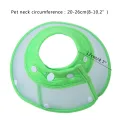 Dog Anti Bite Collar Lick Proof Wound-Recovery Soft Translucent Ruff Funnel Cover For Small Dog And Cat - M. 