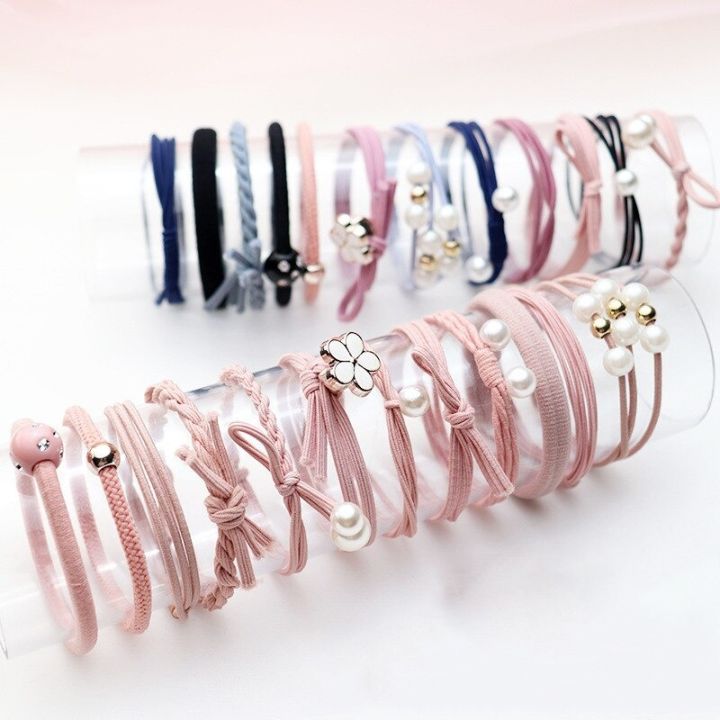 12Ps/Set%20Hair%20Ring%20Colorful%20Rubber%20Band%20Head%20Rope%20-%20Image%202