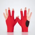 1pc Spandex Snooker Billiard Cue Glove Pool Left Hand Open Three Finger Accessory Professional Billiards Gloves Left Hand Cover Sunlight Mall. 