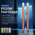 WEKOME Ask the World Machine Guest Cable 6A Super Fast Charging PD20W/100W Data Cable Flexible Explosive Thicker Charging Cable. 