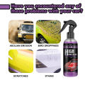 3 in 1 High Protection Quick Ceramic Coating Nano Spray Car Coating Wax Polishing Spray Plastic Refresh Fast Fine Scratch Repair. 