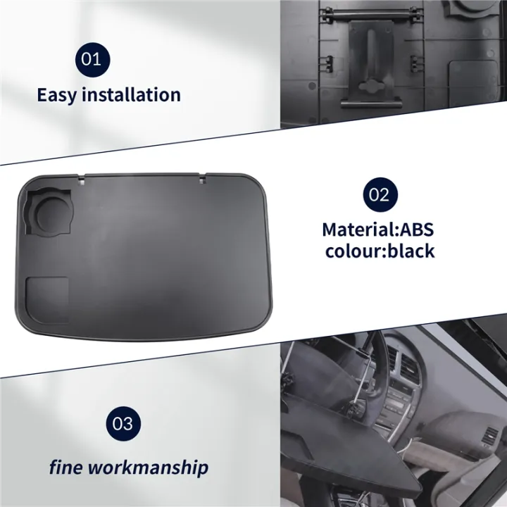 Car Computer Table Folding Car Computer Desk Work Table in Car Laptop Stand Food Tray ...