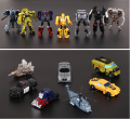 Children Toys Mini Transformation Robot Kit Toys Optimus Prime Bumblebee Models 2 in 1 Deformed Car Toy Robots Toys For Kids Gift. 