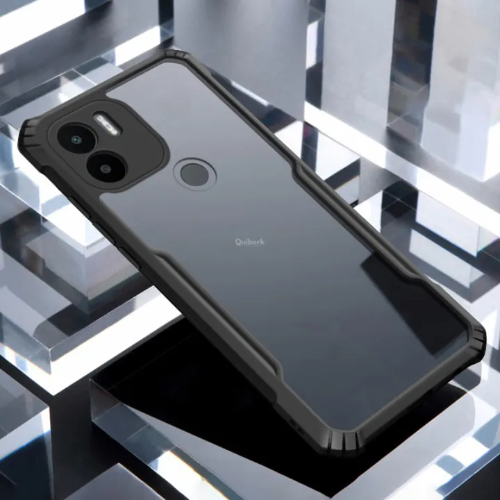 Quiberk%20for%20Xiaomi%20Redmi%20A1%20Plus%20/%20A2%20Plus%20Case%20Edge-Reinforced%20Shockproof%20Hard%20Transparent%20Phone%20Cover%20-%20Image%204