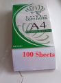 70 GSM A4 Photocopy Paper 100 Sheets Pack. 