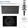 Luxury Black Sink High quality 50*40 Handmade. 
