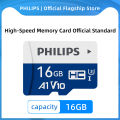 PHILIPS Memory Card 512GB 256GB 128GB 64GB 32GB U3 V30 4K Full HD Micro TF Mini SD Card TF Memory Flash Card for Phone/Computer. 