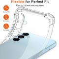 Samsung Galaxy A05s Shockproof Case - Transparent Protective Clear Back Cover Silicone Bumper Soft Case For Girls Boys Cute New. 