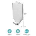 8pcs Adhesive Hook Stainless Steel Adhesive Hooks Strong Wall Hanger Waterproof Shower Towel Robe Loofah Rack Holder Wall Coat Keys Bags Sticky Hooks 8 Packs Hooks with Stickers for Kitchen Bathroom Office Sitting Room. 