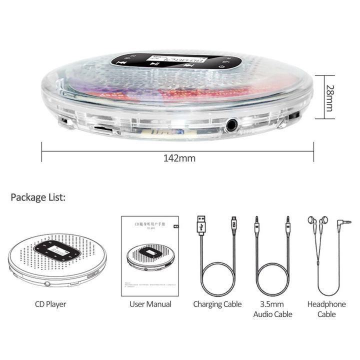YR90%20portable%20CD%20player%20with%20TF%20card%20touch%20creen%20operation%20-%20Image%205
