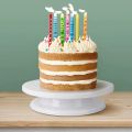 Cake Decorating Tools Baking Tool Cake Turntables Rotating Anti-skid Round Cake Stand Rotary Table Baking Kitchen Tools Cake Icing Turntable/Rotating Stand. 