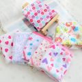 6pcs/Set Baby Girls Underwear Soft Cotton Panties Kids Short Briefs Children Comfortable Underpants Random Color and Pattern. 