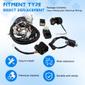 JDXHLAU Motorcycle Electrical Wiring Harness Wire Cable for Jiling CG125 ZJ125 CDI Regulator Ignition Coil. 