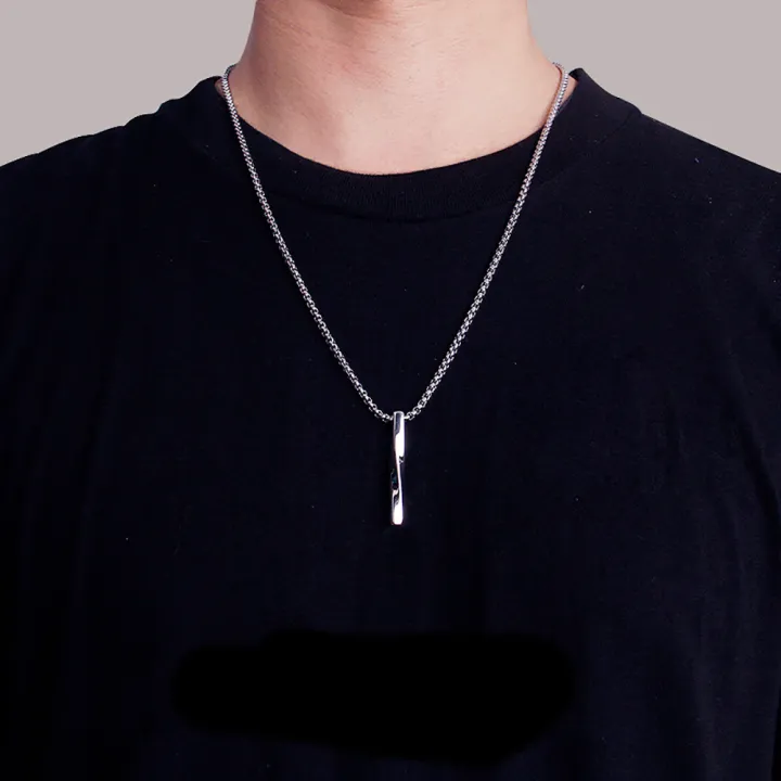 Simple%20Hip%20Hop%20Alloy%20Men%20Rectangle%20Boys%20Spiral%20Necklace%20Clavicle%20Chain%20Pendant%20Necklace%20Fashion%20Jewelry%20-%20Image%204