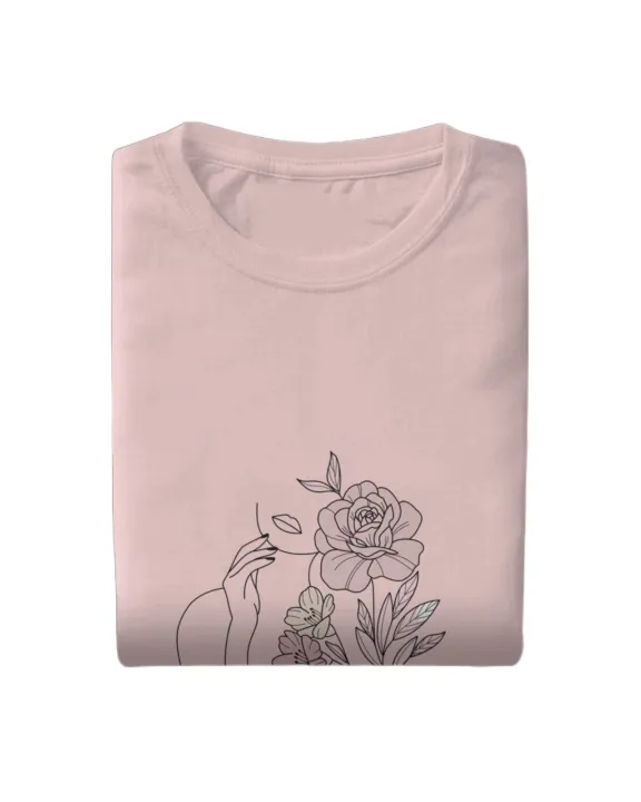 Minimal%20Print%20100%25%20Cotton%20Girls%20Women's%20Ladies%20T%20shirts%20Girls%20Cute%20Line%20Art%20Easthetic%20Minimalist%20Girl%20Floral%20Print%20T-shirt%20Top%20Casual%20Tshirt%20-%20Image%208