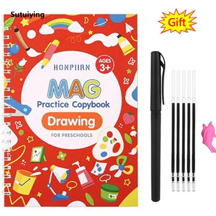 Sutuiying%20New%20SANK%20Copybooks%20Pen%20Magic%20Copy%20Book%20Free%20Wiping%20Children's%20Kids%20Writing%20Sticker%20Practice%20Copybook%20For%20Calligraphy%20-%20Image%208