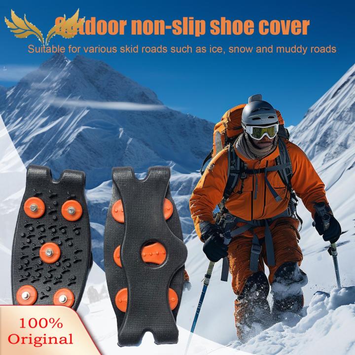 SuperRide%20Ice%20Grip%20Crampons%205-stud%20Snow%20Gripper%20Over%20Shoe%20Boot%20Traction%20Cleat%20Anti-slip%20Crampons%20for%20Hiking%20Ski%20Shoes%20Best%20Ice%20Grips%20for%20Wear-resistant%20Snow%20Cleats%20-%20Image%205