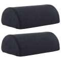 2X Ergonomic Feet Cushion Support Foot Rest Under Desk Feet Stool Foam Pillow Foam Footrest Massage (Net Cloth). 