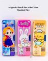 Kids Magnetic Lock Pencil Box with Sharpener for Girls & Boys Pencil Case. 