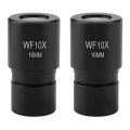 2X Microscope Eyepiece Lenses, DM-R001 WF10X 16mm Eyepiece for Microscope Ocular Mounting 23.2mm with Scale 0.1mm. 