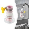 360°Rotating Faucet Booster Shower Kitchen Sink Faucet Extender Water Filter Tap Head Nozzle Activated Carbon Water Purifier. 