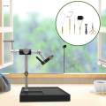 Fly Tying Set Adjustable 360 Degree Rotary Scissors Bobbin Thread Holder Flies Making Tool for Fly. 