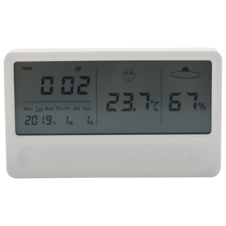 Digital Hygrometer Thermometer Indoor Room Outdoor Temperature Humidity ...