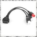 3 in 1 Motorcycle Diagnostic Connector Cable for 3pin 4pin for 6pin OBD2 Cable Adapter. 