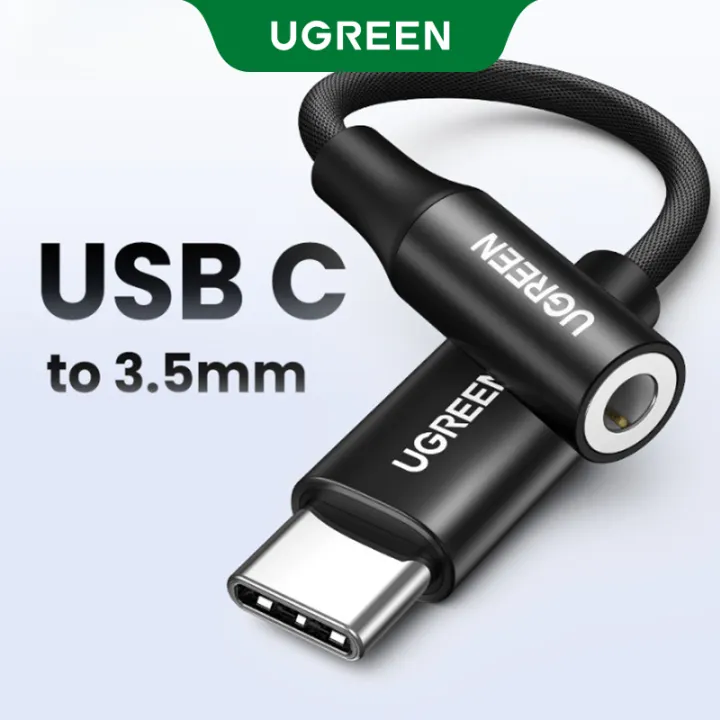 UGREEN 90 Degree Gaming Type C 3.5 Jack Earphone USB C to 3.5mm AUX Headphones Adapter Audio cable For Huawei P40 Mate 30,mate 20, P30, P30 Pro, Nove 7 Pro