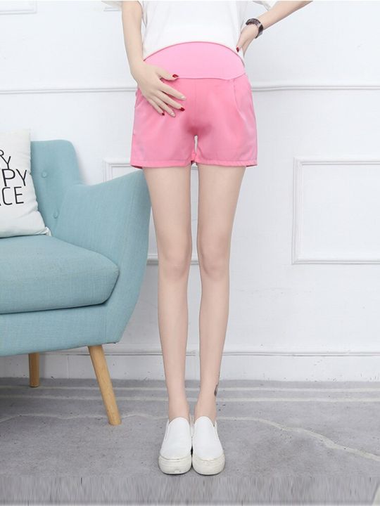 2022%20Cotton%20Maternity%20Shorts%20Pregnancy%20Pants%20Leisure%20Cotton%20for%20Pregnant%20Women%20Clothing%20Elastic%20Waist%20Mother%20Wear%20Clothes%20Summer%20-%20Image%205