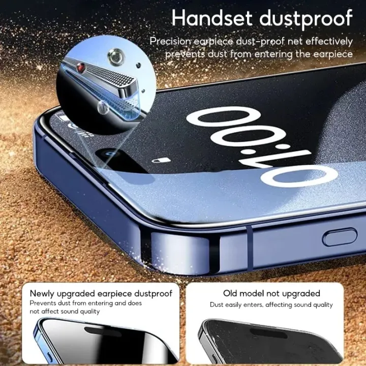 TBTIC%20Screen%20Protector%20For%20iPhone%2015%2014%2013%2012%2011%20Pro%20Max%20Plus%20XR%20X%20Xs%20Tempered%20Glass%20Privacy%20HD%20Matte%20With%20Auto%20Alignment%20-%20Image%206