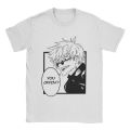 Gojo Satoru Jujutsu Kaisen You Cryin Men's T Shirts Crazy Tees Short Sleeve O Neck T-Shirt 100% Cotton New Arrival Clothing. 