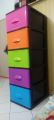 Uni Plast Drawer 5 Tier Baby Drawer Wardrobe Cupboard Storage Multi Color. 