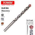 Drill Bit Masonry for Concrete Cement Brick - 16mm x 200mm - TOWIN. 