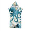 Kidlove Microfiber Bath Towel Hooded Surf Poncho Beach Towel Outdoor Changing Robe an Style Bathrobe Wetsuit Adult Colors:#7. 