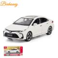 Exquisite Alloy Simulation 1:32 Toyota Corolla Family Car Model Decoration Sound Light Force Control Children Pull-back Car Toy. 