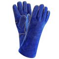 Heat Resistant Gloves Pair - Medium - Blue. 