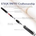 STONEGO 0.38mm Extra Fine Nib Fountain Pen, Black Metal Calligraphy Writing Gift Pen. 