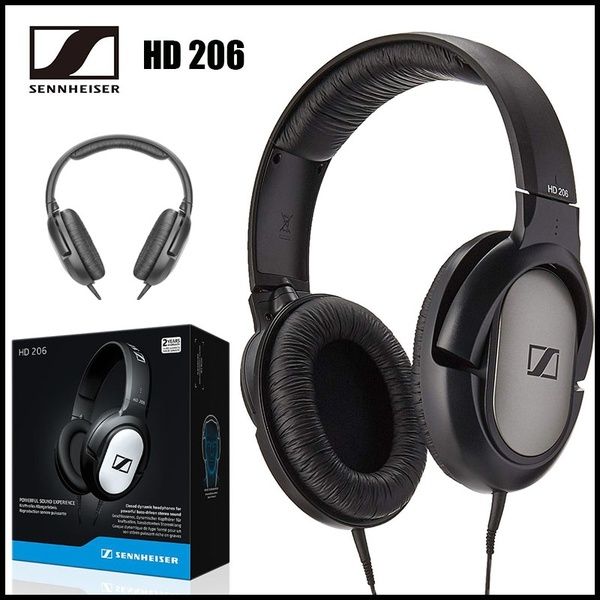 SENNHEISER HD 206 Closed-Back Over Ear Headphones
