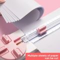 4 in 1 Paper Cutter 360-degree Rotary Hand-Cutting Paper Trimmer Multi-Functional Handheld Craft Paper Cutting Tool. 