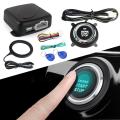 【0524jingbaoxitongheanquan2604】 12V Alarm System Start Stop Button Lock Ignition Immobilizer with Remote Keyless Go Entry. 